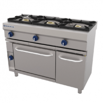 Cocina industrial 3 hornillas