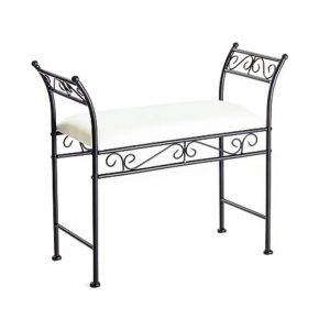 Banco de forja negro