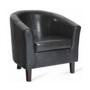 Butaca de piel de colores