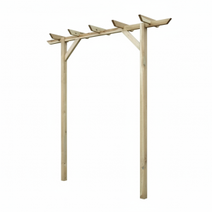 Arco pérgola recto de madera