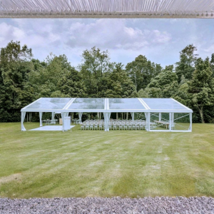 Carpa transparente 20x10m