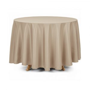 Mantel redondo avellana 330cm