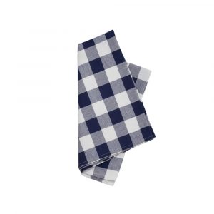 Servilleta de tela vichy azul